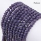 4x6mm Chinese Rondelle Crystal Beads Strand opaque violet about 95pcs