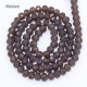 4x6mm dark gray jade Chinese Rondelle Crystal Beads about 95 beads