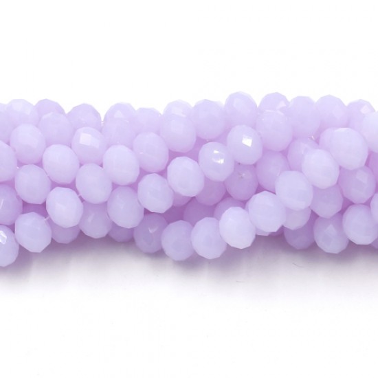 6x8mm Alexandrite jade (Color Changing)Chinese Rondelle Crystal Beads, 70 beads