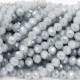 chinese crystal Rondelle Bead Strand,  gray and blue jade, 6x8mm , about 70 beads