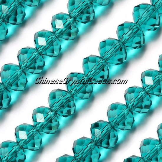 70Pcs 8x10mm chinese crystal Rondelle Bead Strand, indicolite