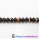 Millefiori chinese crystal Rondelle Bead Strand,black orange 6x8mm, about 30beads