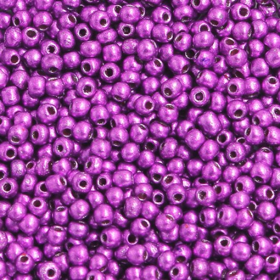 1.8mm AAA round seed beads 13/0, purple, #G07, approx. 30 gram bag