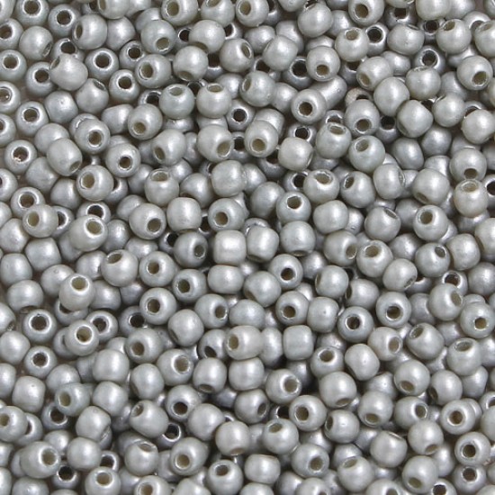1.8mm AAA round seed beads 13/0, gray, #MX1, approx. 30 gram bag