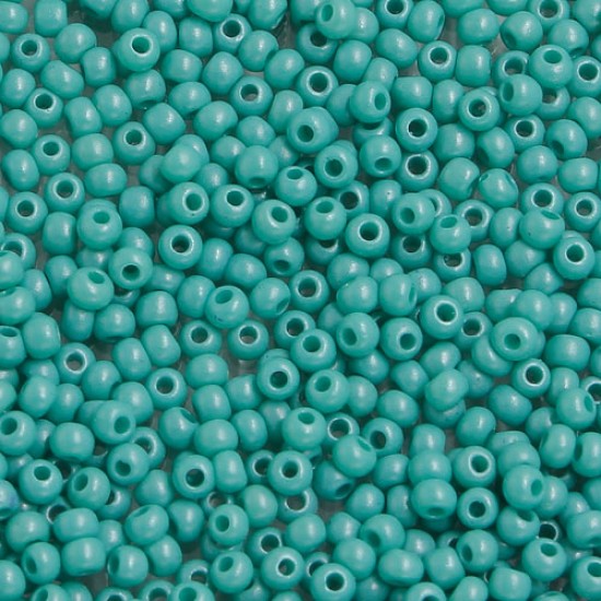 1.8mm AAA round seed beads 13/0, turquoise, #MX5, approx. 30 gram bag
