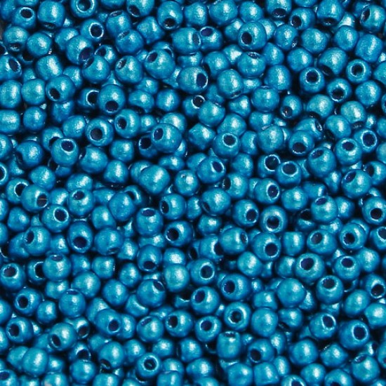 1.8mm AAA round seed beads 13/0, blue light, #MX7, approx. 30 gram bag