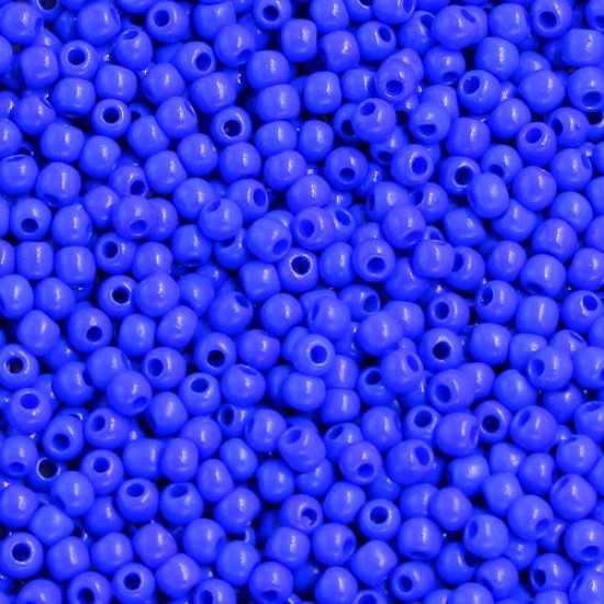 1.8mm AAA round seed beads 13/0, sapphire, #MX8, approx. 30 gram bag
