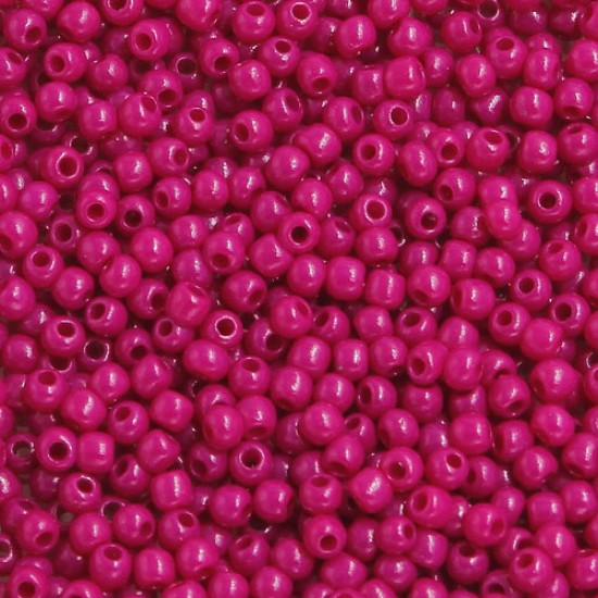 1.8mm AAA round seed beads 13/0, fuschia, #MX9, approx. 30 gram bag