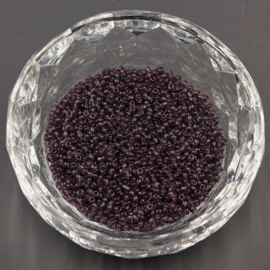 Glass Seed Beads, Round, about 2mm,  #13, violet, Sold By 30 gram per bag