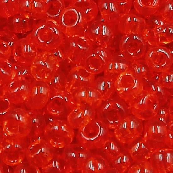 Glass Seed Beads, Round, about 2mm,  #6, red, Sold By 30 gram per bag