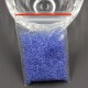 Glass Seed Beads, Round, silver-lined, about 2mm,  #9, med sapphire, Sold By 30 gram per bag