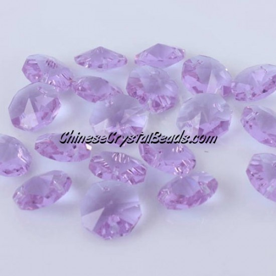 Crystal 14mm Octagon beads, Alexandrite(Color Changing), 20 beads