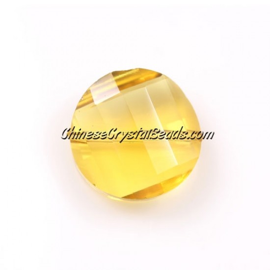 Chinese Crystal Twist Bead, Sun, 18mm, 10 beads
