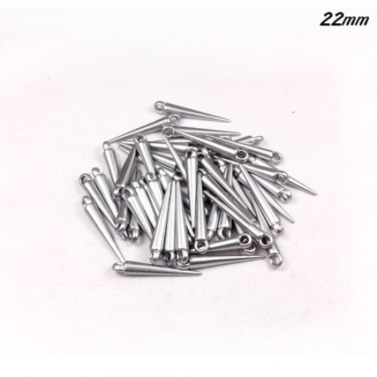 Basketball Wives Spikes Acrylic silver 22mm 50 PCS