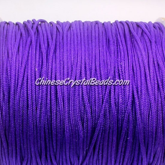 1.5mm nylon cord,  Amethyst(#675), Pave string unite, (Sold by the meter)