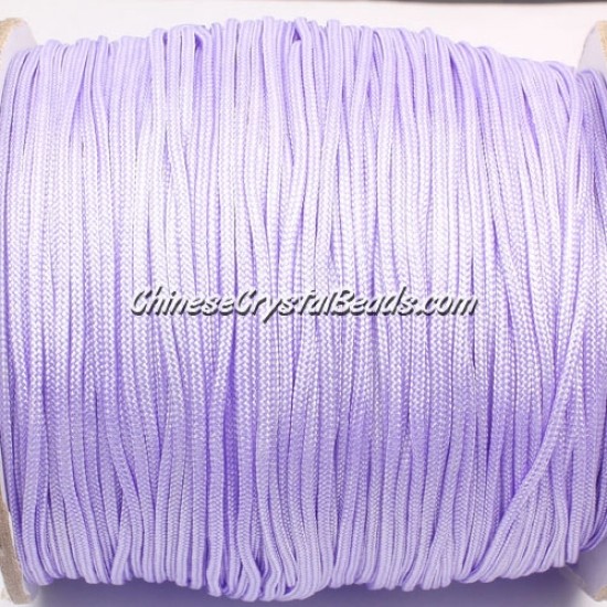 1.5mm nylon cord, light violet(672), Pave string unite, (Sold by the meter)