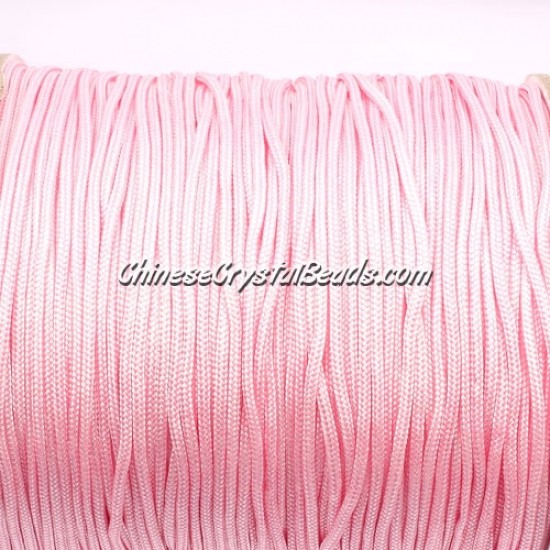 1.5mm nylon cord, pink, Pave string unite, (Sold by the meter)