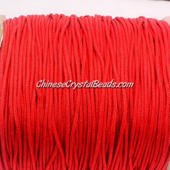 1.5mm nylon cord, red(700), Pave string unite, (Sold by the meter)