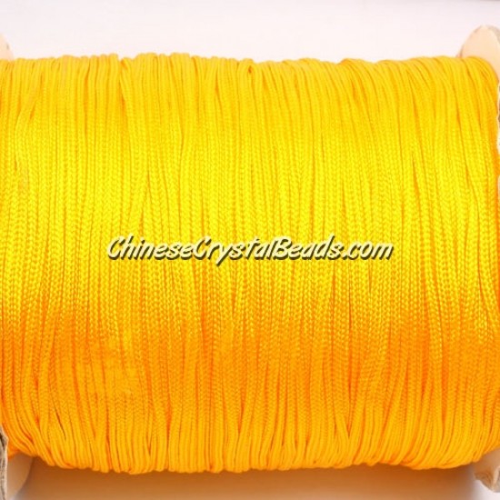 1.5mm nylon cord, yellow, Pave string unite, (Sold by the meter)