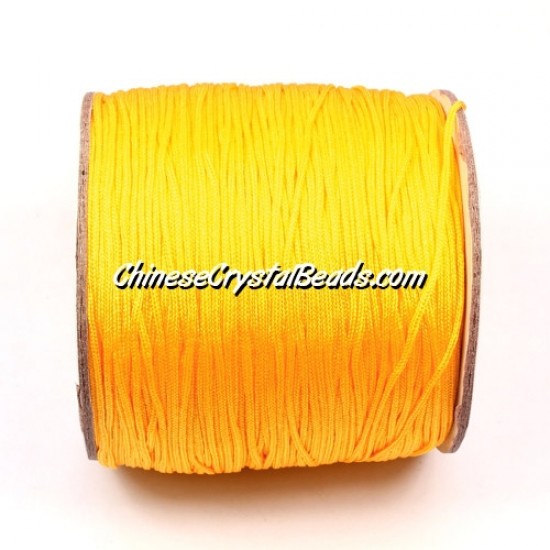 Nylon Thread 0.8mm, #167, yellow, sold per 130 meter bobbin