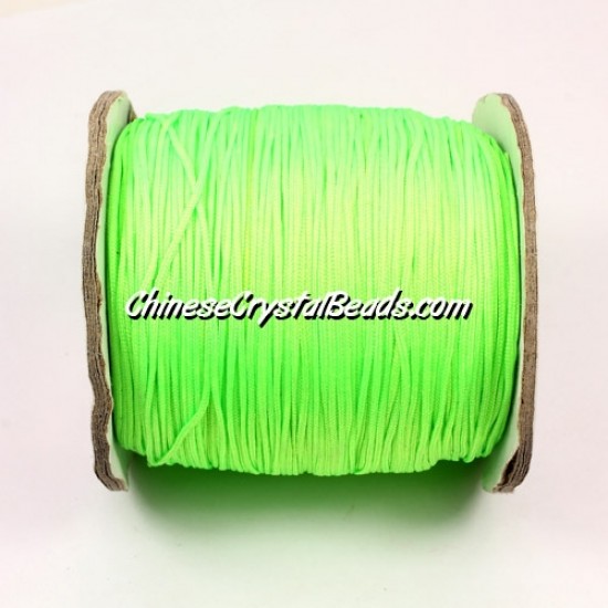 Nylon Thread 0.8mm, #172, green (neon color), sold per 130 meter bobbin