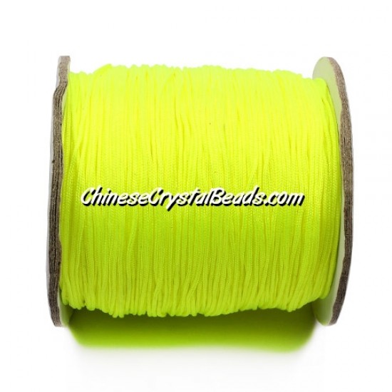 Nylon Thread 0.8mm, #137, yellow(neon color), sold per 130 meter bobbin