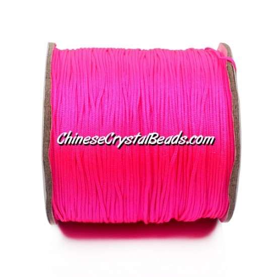 Nylon Thread 0.8mm, #136, fuchsia (neon color), sold per 130 meter bobbin