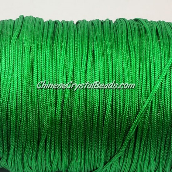 1.5mm nylon cord,  fern green(233), Pave string unite, (Sold by the meter)