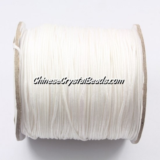 Nylon Thread 0.8mm, #169, white, sold per 130 meter bobbin