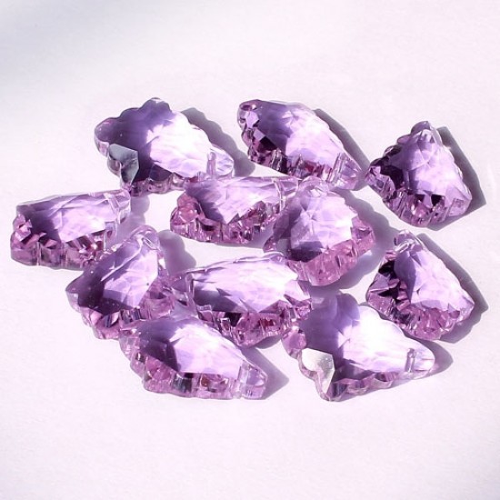 Chinese Crystal 6090 Baroque Pendants, 14x18mm, lt-Violet, 10 pcs, The color is magic