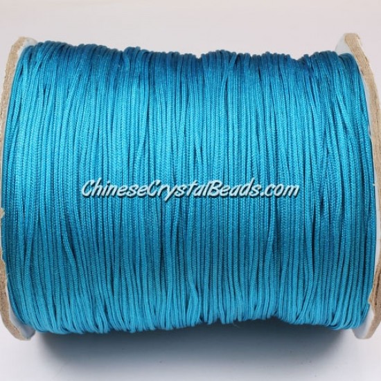 thick about 1mm, nylon string, capri blue, (Sold by the meter)