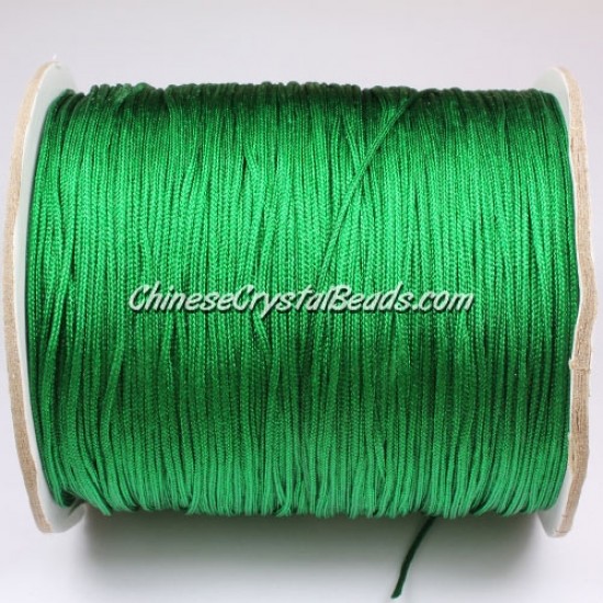 thick about 1mm, nylon string, fern green, (Sold by the meter)