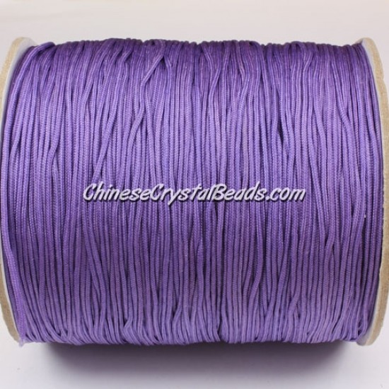 thick about 1mm, nylon string, Mauve, (Sold by the meter)
