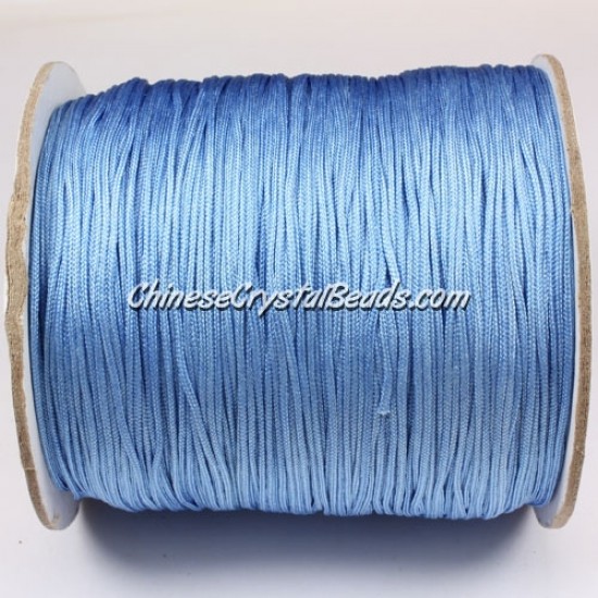thick about 1mm, nylon string, sky blue, (Sold by the meter)