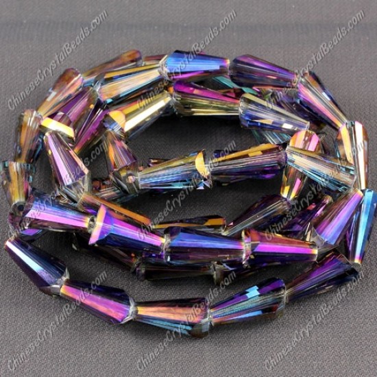 20pcs 8x15mm Chinese Artemis crystal beads strand #010