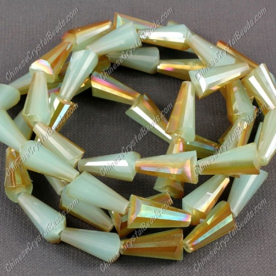 20pcs 8x15mm Chinese Artemis crystal beads strand #014