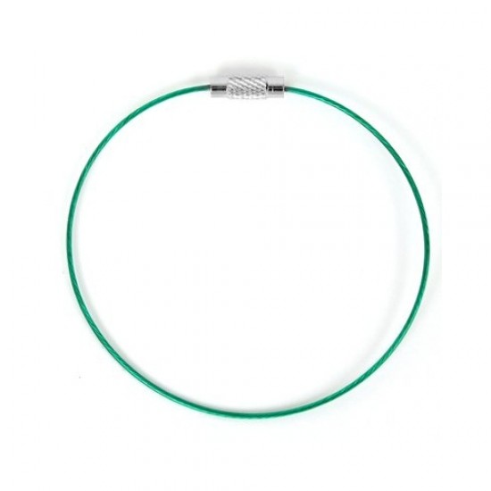Green Steel Wire Bracelet