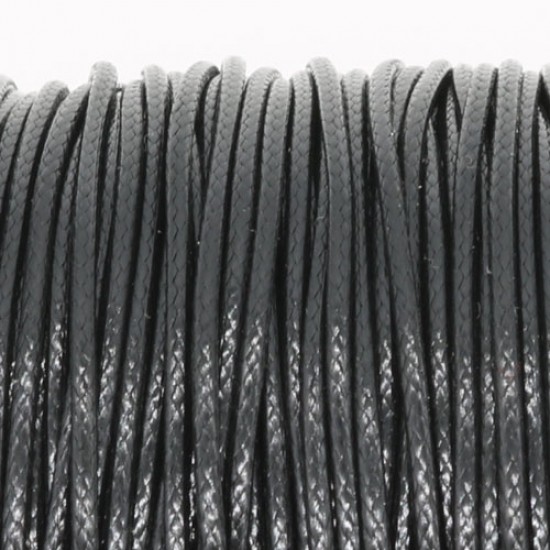 black korean waxed polyester cord string 0.5/1/1.5/2/3mm round 1 roll