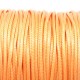 Peach korean waxed polyester cord string 0.5/1/1.5/2/3mm round 1 roll