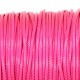 neon fuchsia color korean waxed polyester cord string 0.5/1/1.5/2/3mm round 1 roll