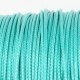 Turquiose color korean waxed polyester cord string 0.5/1/1.5/2/3mm round 1 roll