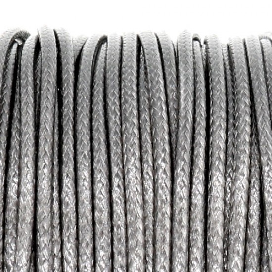 dark gray korean waxed polyester cord string 0.5/1/1.5/2/3mm round 1 roll
