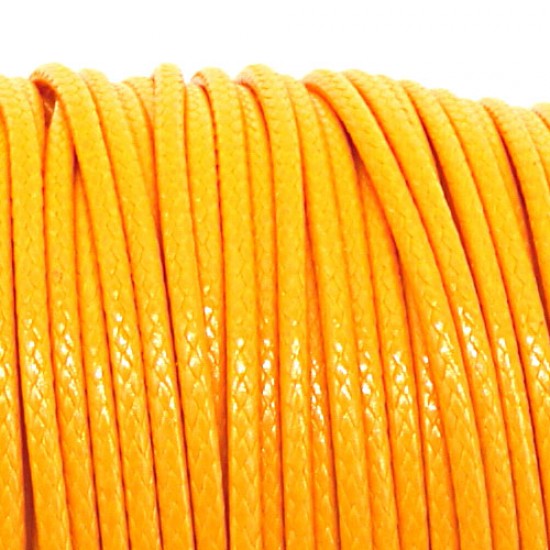 orange korean waxed polyester cord string 0.5/1/1.5/2/3mm round 1 roll