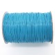 Dodger Blue color korean waxed polyester cord string 0.5/1/1.5/2/3mm round 1 roll