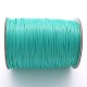 Med Turquiose korean waxed polyester cord string 0.5/1/1.5/2/3mm round 1 roll