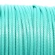 Med Turquiose korean waxed polyester cord string 0.5/1/1.5/2/3mm round 1 roll