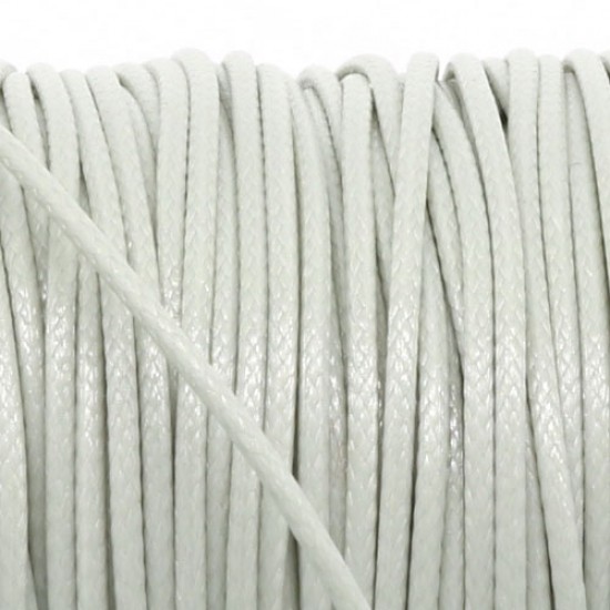 light gray korean waxed polyester cord string 0.5/1/1.5/2/3mm round 1 roll