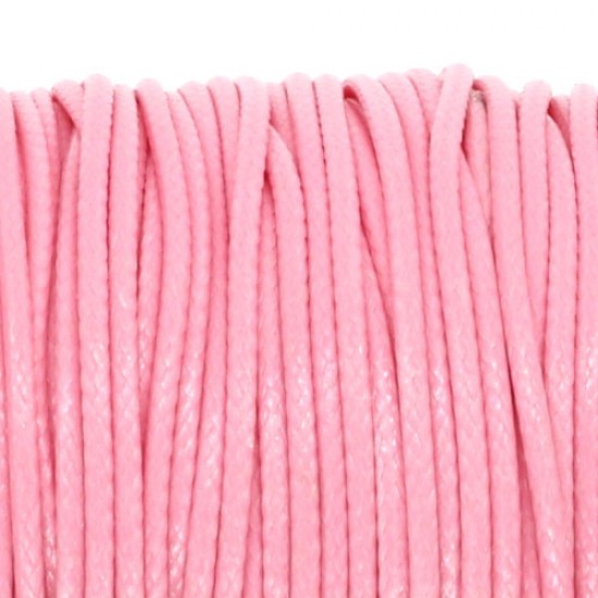 pink korean waxed polyester cord string 0.5/1/1.5/2/3mm round 1 roll