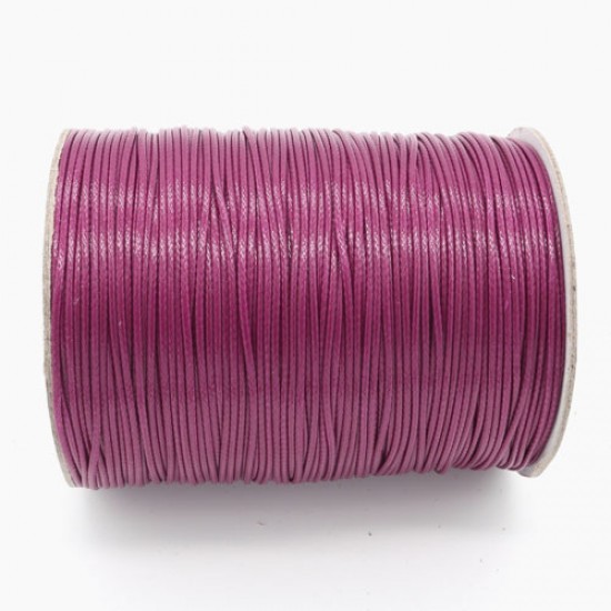 purple color korean waxed polyester cord string 0.5/1/1.5/2/3mm round 1 roll