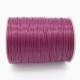 purple color korean waxed polyester cord string 0.5/1/1.5/2/3mm round 1 roll
